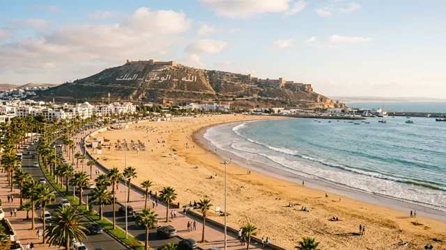 Agadir - Crescent Bay Promenade & Kasbah