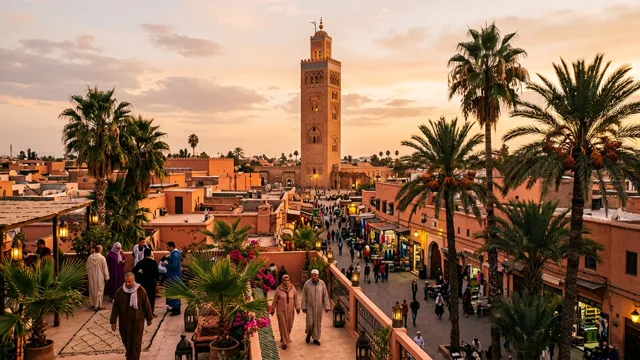 Marrakech - Koutoubia Minaret & Imperial Medina
